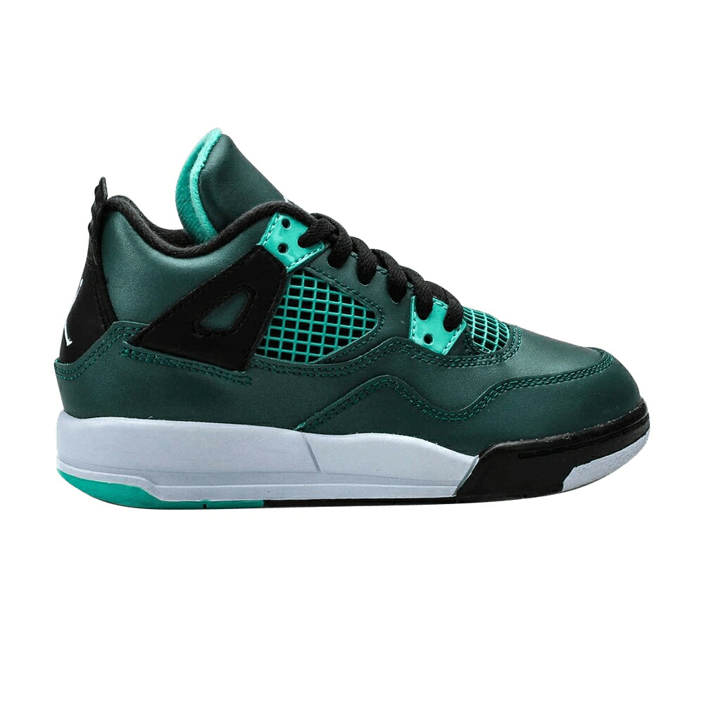 ナイキ 黒色 ブラック 白色 ホワイト エアジョーダン \'TEAL\' スニーカー メンズ AIR JORDAN AIR JORDAN 4 RETRO BP / TEAL BLACK RETRO WHITE|スニケス