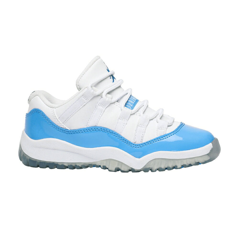 ナイキ 白色 ホワイト 青色 ブルー 黒色 ブラック エアジョーダン 'UNC' スニーカー メンズ AIR JORDAN AIR JORDAN 11 RETRO LOW BP 2017 / WHITE UNIVERSITY BLUE BLACK