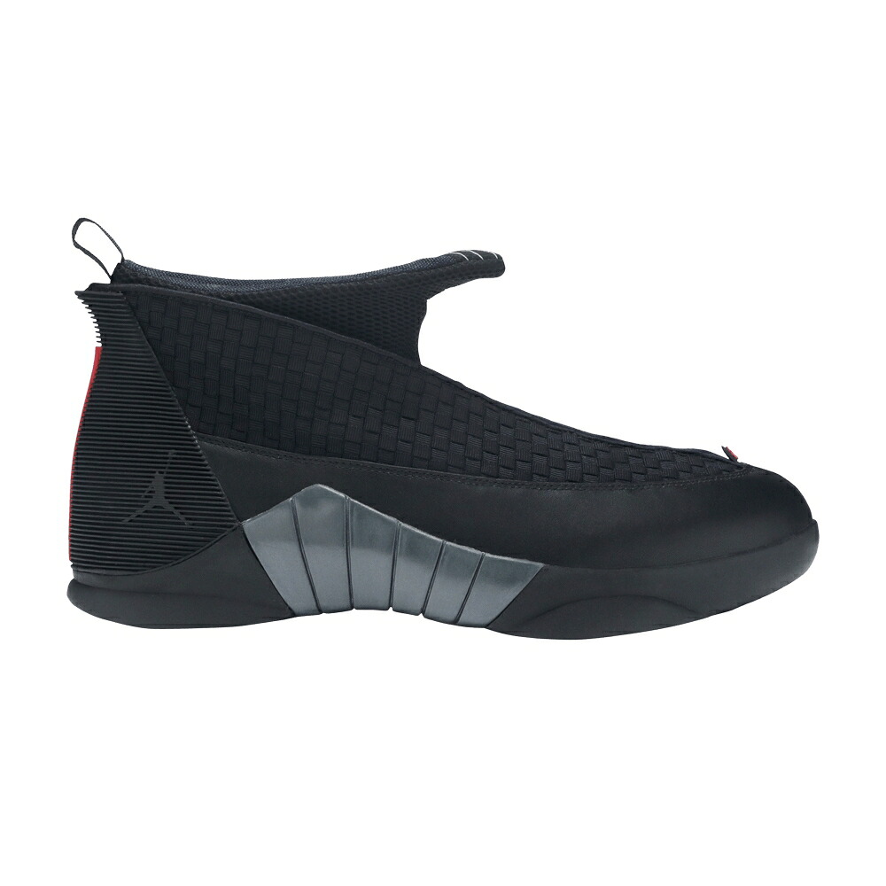 ナイキ 黒色 ブラック 赤 レッド エアジョーダン 'STEALTH' スニーカー メンズ AIR JORDAN AIR JORDAN 15 RETRO 2017 / BLACK VARSITY RED ANTHRACITE