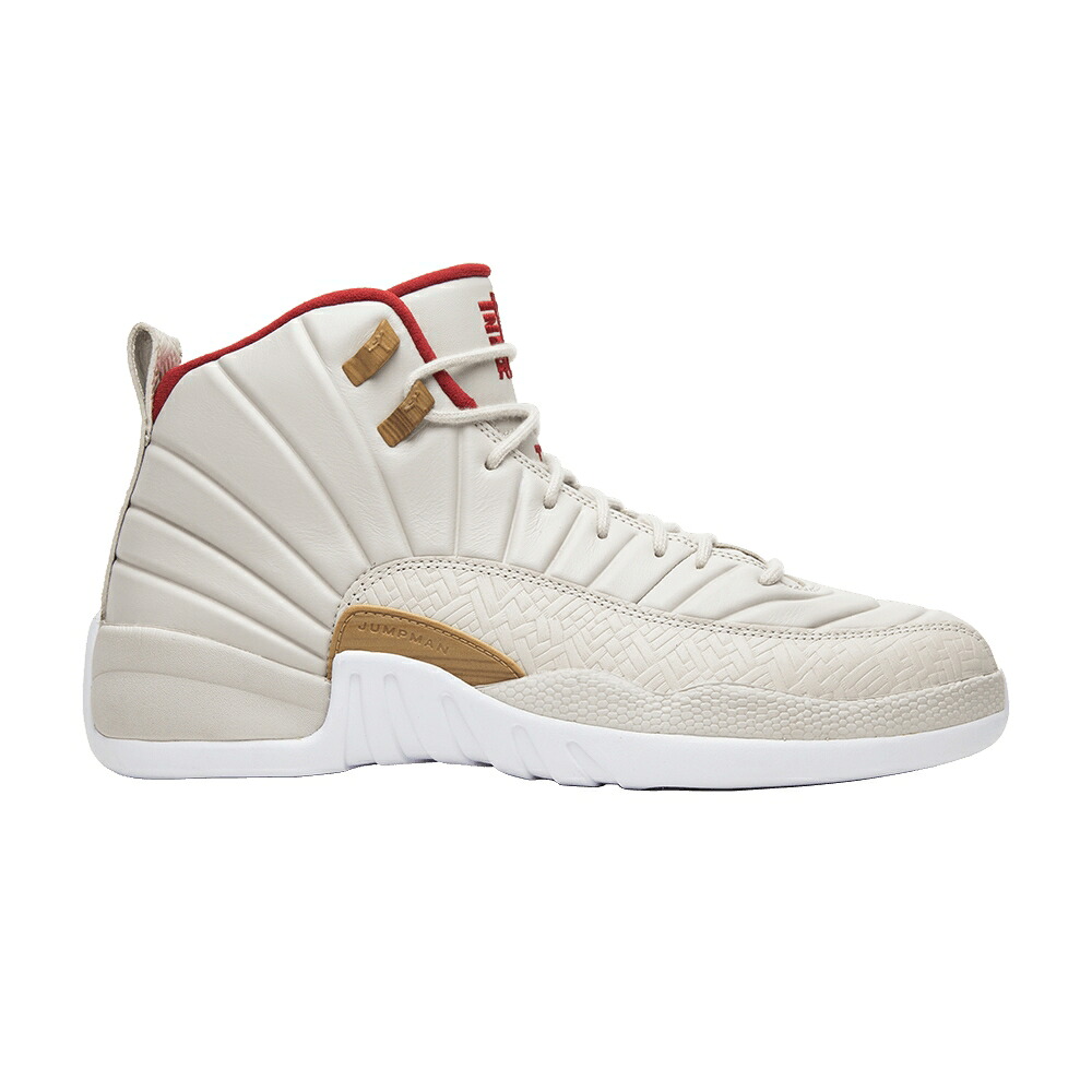 ナイキ 赤 赤いこと 白いこと 白いこと エアジョーダン \u0027CHINESE YEAR\u0027 スニーカー メンズ AIR JORDAN AIR JORDAN 12 RETRO GG NEW / TAN RED WHITE
