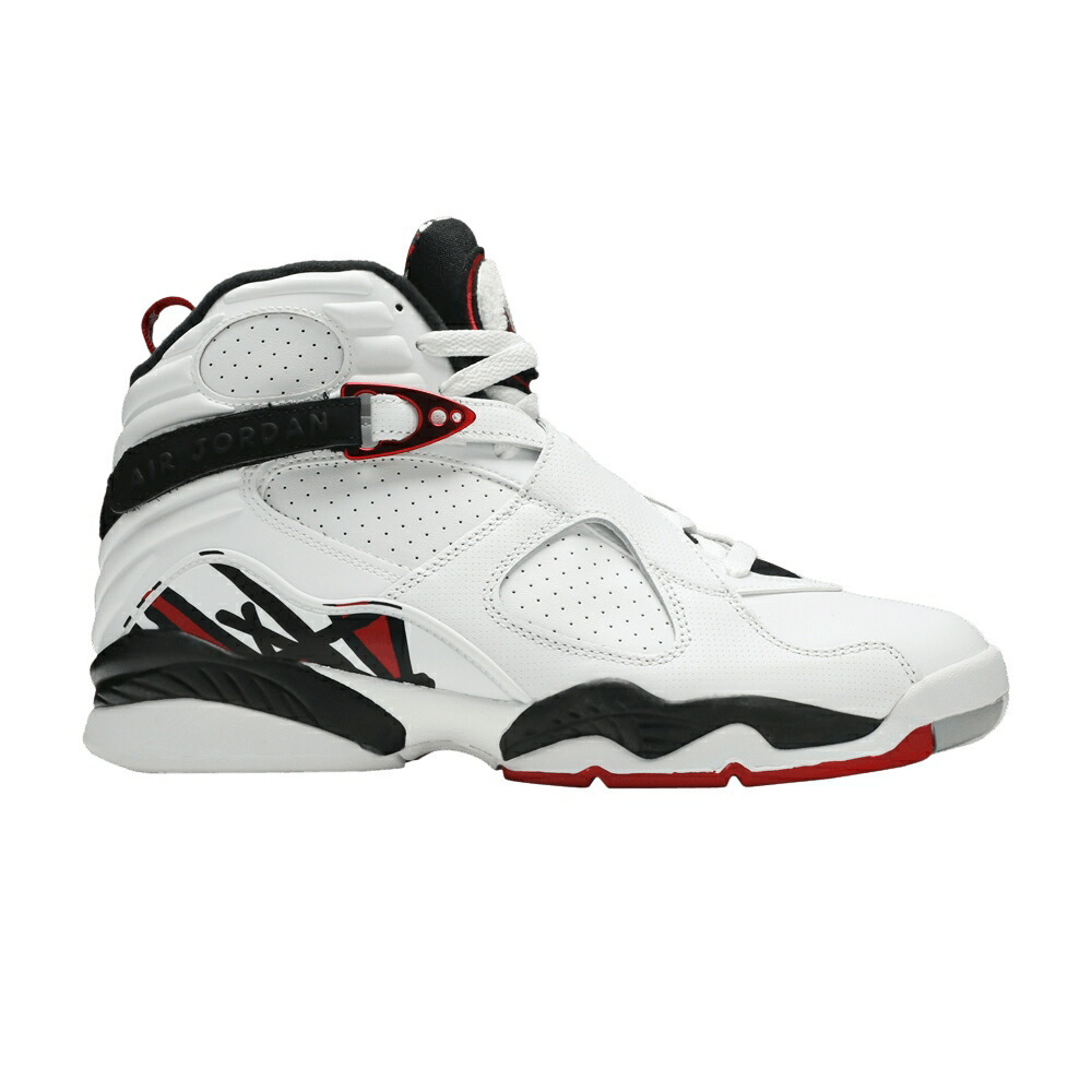 ナイキ 白色 ホワイト 黒色 ブラック 赤 レッド エアジョーダン ALTERNATE スニーカー メンズ AIR JORDAN AIR JORDAN 8 RETRO / WHITE BLACK RED