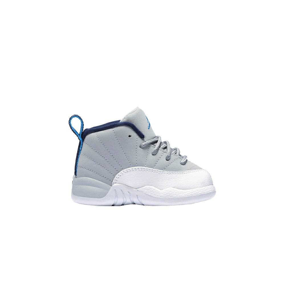 ナイキ 白色 ホワイト エアジョーダン 'UNIVERSITY BLUE' スニーカー メンズ AIR JORDAN AIR JORDAN 12 RETRO BT / WLF GRY UNVRSTY BL WHITE MD N