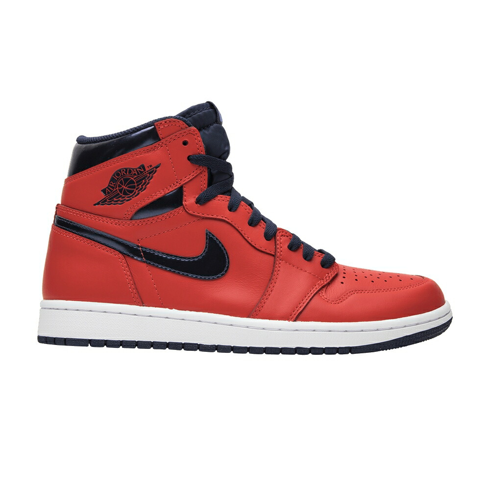 ナイキ ハイ クリムゾン 紺色 ネイビー エアジョーダン DAVID LETTERMAN スニーカー メンズ AIR JORDAN AIR JORDAN 1 RETRO HIGH OG / LIGHT CRIMSON MIDNIGHT NAVY