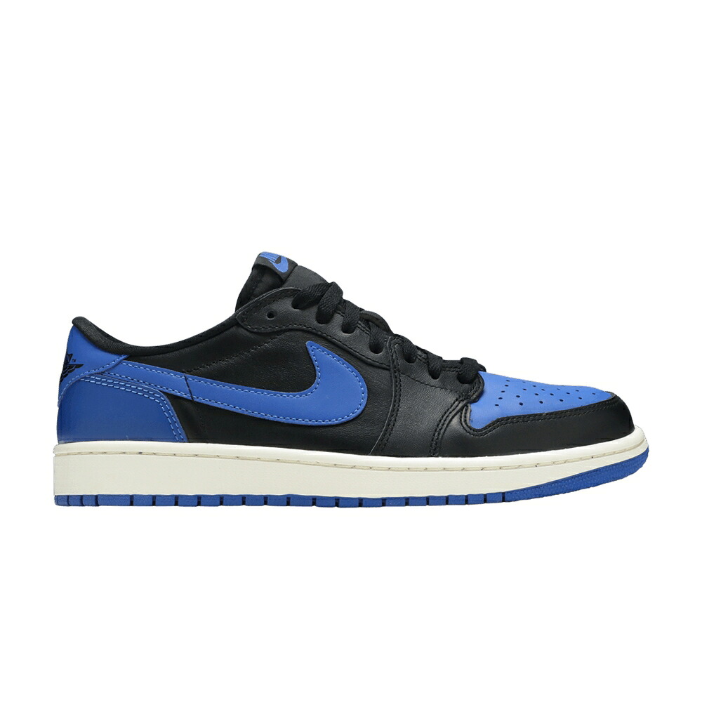 ナイキ 黒いこと 黒いこと エアジョーダン \u0027ROYAL\u0027 スニーカー メンズ AIR JORDAN AIR JORDAN 1 RETRO LOW OG / BLACK VARSITY ROYAL SAIL