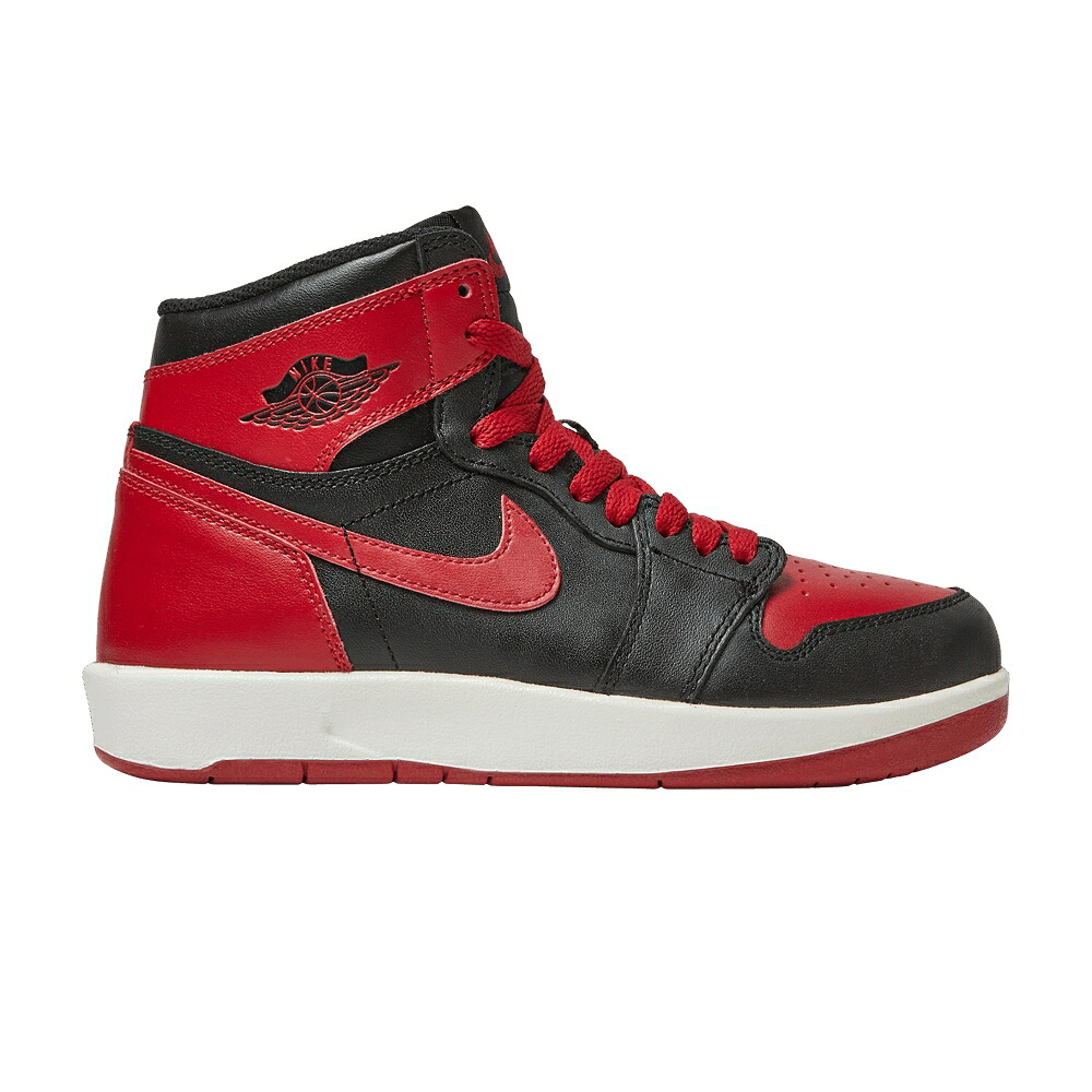 ナイキ ハイ 黒色 ブラック 赤 レッド エアジョーダン 1.5 'THE RETURN' スニーカー メンズ AIR JORDAN AIR JORDAN HIGH BG / BLACK BLACK GYM RED