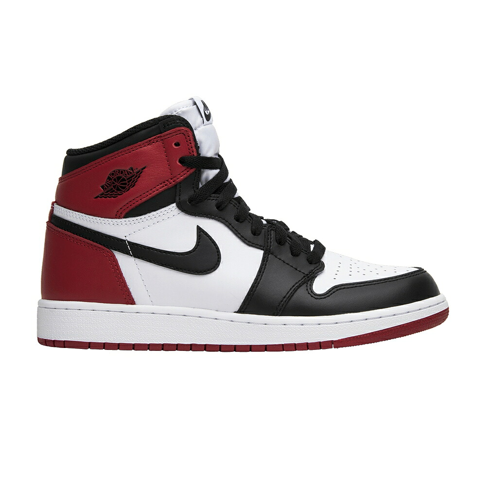 ナイキ 白いこと 白いこと 黒いこと 黒いこと 赤 赤いこと エアジョーダン \u0027BLACK TOE\u0027 スニーカー メンズ AIR JORDAN AIR JORDAN 1 RETRO BG 2016 / WHITE BLACK VARSITY RED