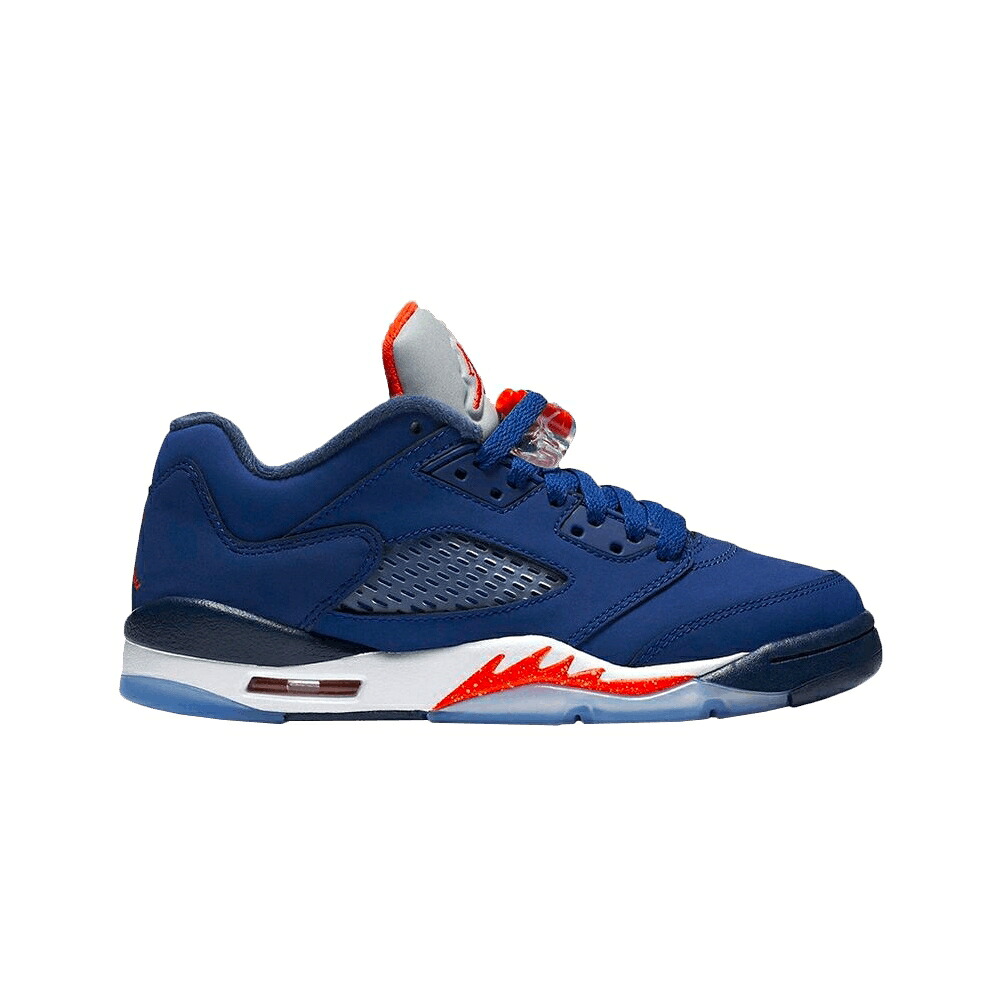ナイキ エアジョーダン \u0027KNICKS\u0027 御坊っちゃん キッズ AIR JORDAN AIR JORDAN 5 RETRO LOW GS / DP RYL BL TM ORNG MDNGHT NVY W もの言う花 マタニティ スニーカー