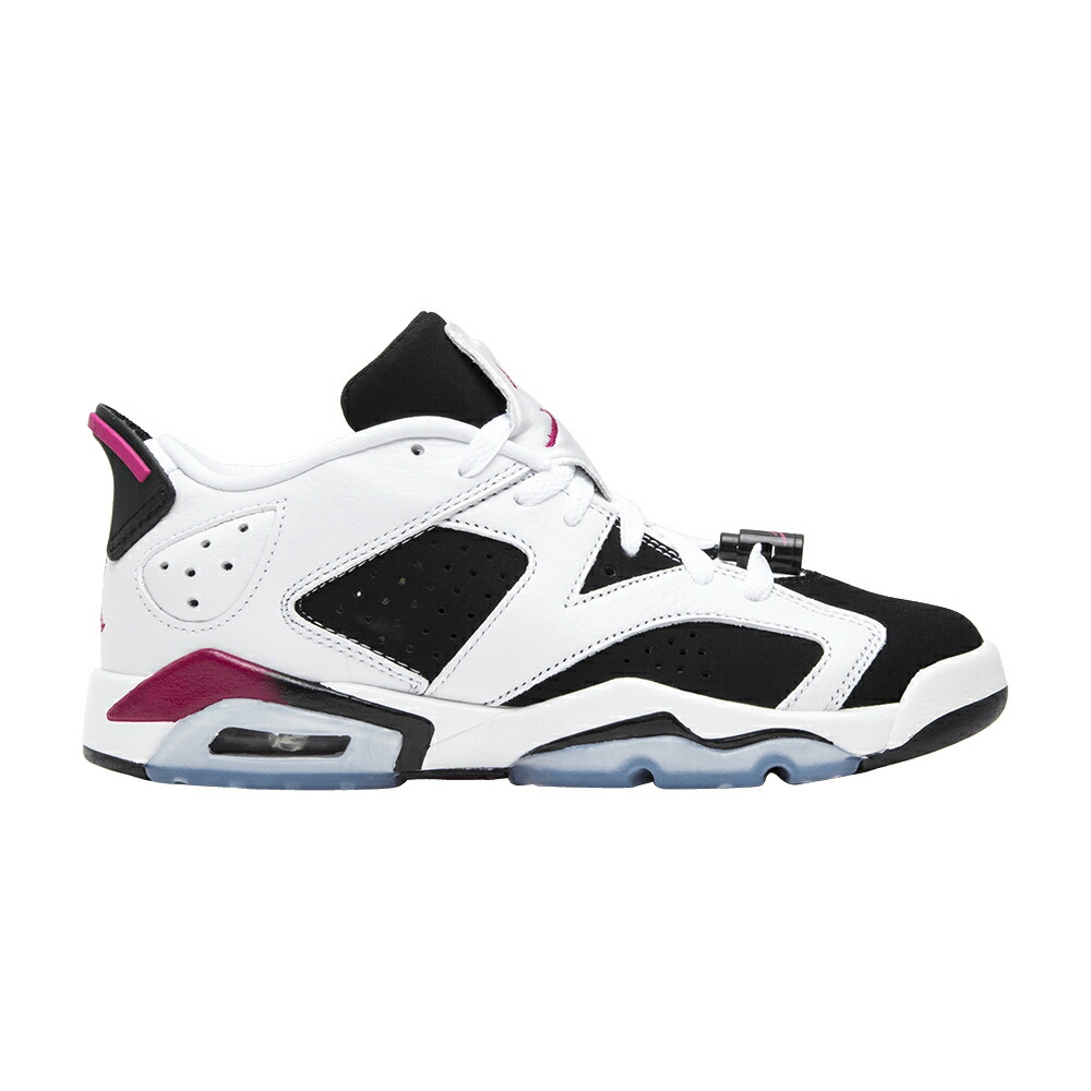 ナイキ 白いこと 白いこと 黒いこと 黒いこと エアジョーダン \u0027FUCHSIA\u0027 スニーカー メンズ AIR JORDAN AIR JORDAN 6 RETRO LOW GG / WHITE SPORT FUCHSIA BLACK
