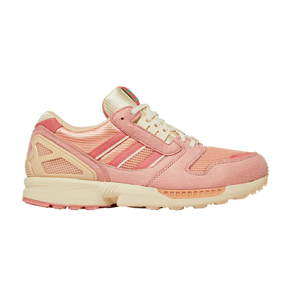 アディダス 象牙色 \u0027STRAWBERRY LATTE\u0027 スニーカー メンズ ADIDAS ZX 8000 / WONDER MAUVE HALO IVORY AMBIENT