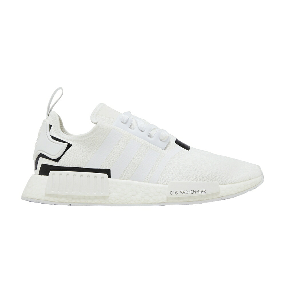 アディダス 白色 ホワイト コア NMD_R1 'COLORBLOCK BLACK' スニーカー メンズ ADIDAS - WHITE / CLOUD WHITE CLOUD WHITE CORE