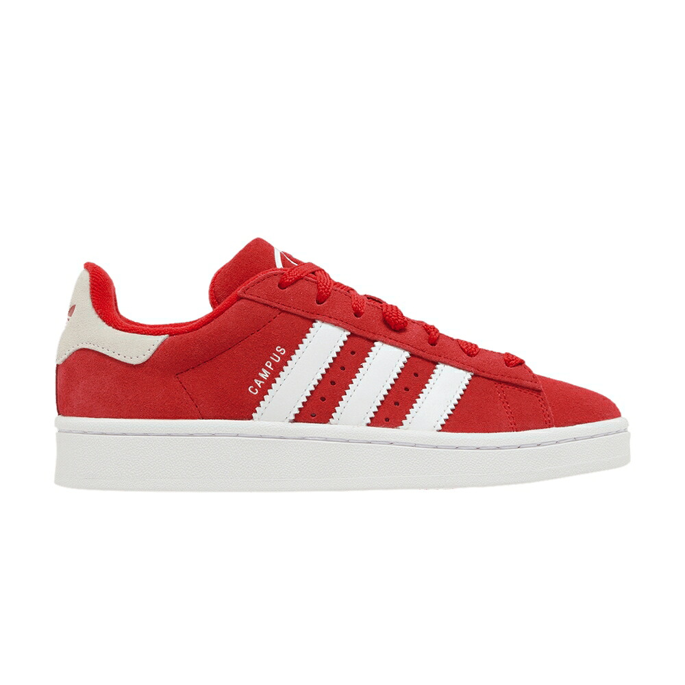 アディダス キャンパス 白色 ホワイト ヒール 'SCARLET TAB' スニーカー メンズ ADIDAS CAMPUS 00S J - WHITE HEEL / BETTER SCARLET CLOUD WHITE