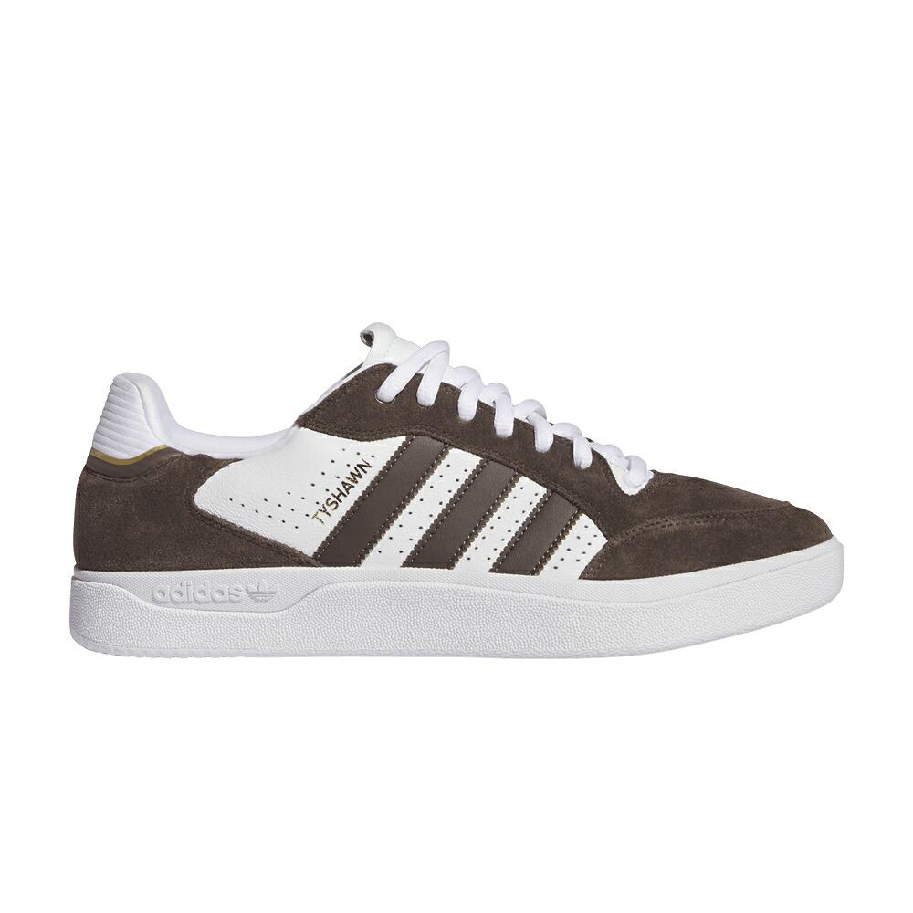アディダス 赤銅色 赤銅色 白いこと 白いこと ゴールド \u0027BROWN WHITE\u0027 スニーカー メンズ ADIDAS TYSHAWN LOW / BROWN CLOUD WHITE GOLD METALLIC 靴-メンズ靴-スニーカー
