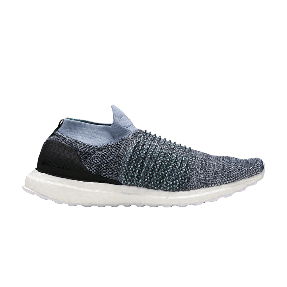 アディダス 灰色 グレー カーボン 青色 ブルー 'RAW GREY' スニーカー メンズ ADIDAS PARLEY X ULTRABOOST LACELESS / RAW GREY CARBON BLUE SPIRIT｜スニケス