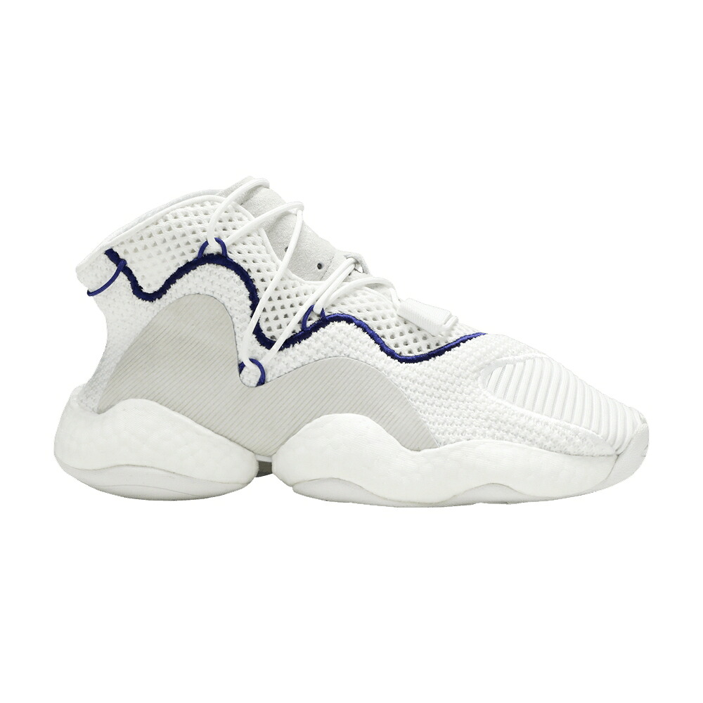アディダス クレイジー 白いこと 白いこと \u0027WHITE PURPLE\u0027 スニーカー メンズ ADIDAS CRAZY BYW LVL 1 / FOOTWEAR WHITE FOOTWEAR WHITE 靴-スニーカー-メンズ靴