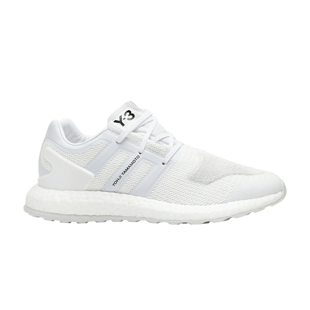 アディダス \u0027CRYSTAL WHITE\u0027 スニーカー メンズ ADIDAS Y-3 PUREBOOST / CRYWHT FTWWHT CRYWHT