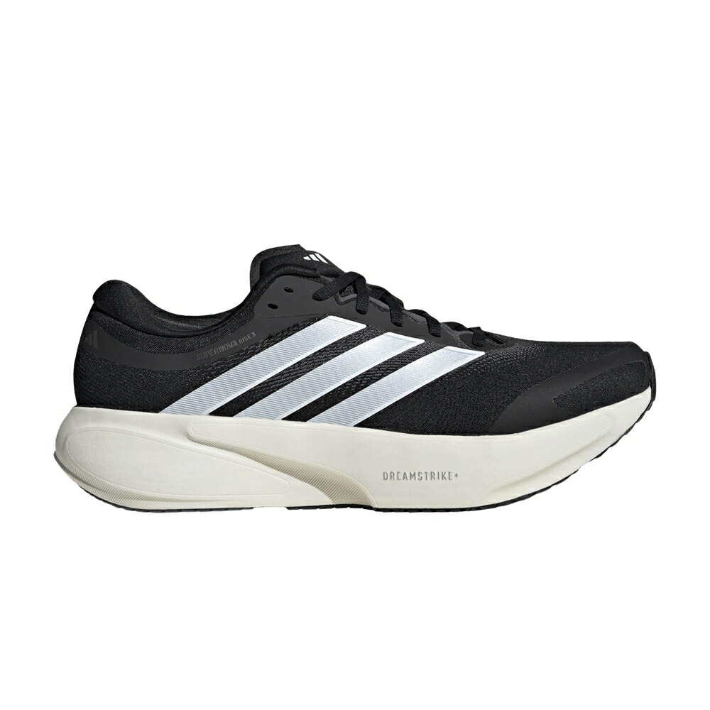 アディダス スーパーノバ ノヴァ ライズ 黒色 ブラック コア 白色 ホワイト 'CORE WHITE' スニーカー メンズ ADIDAS SUPERNOVA RISE 3 W BLACK CLOUD / CORE BLACK CLOUD WHITE CORE