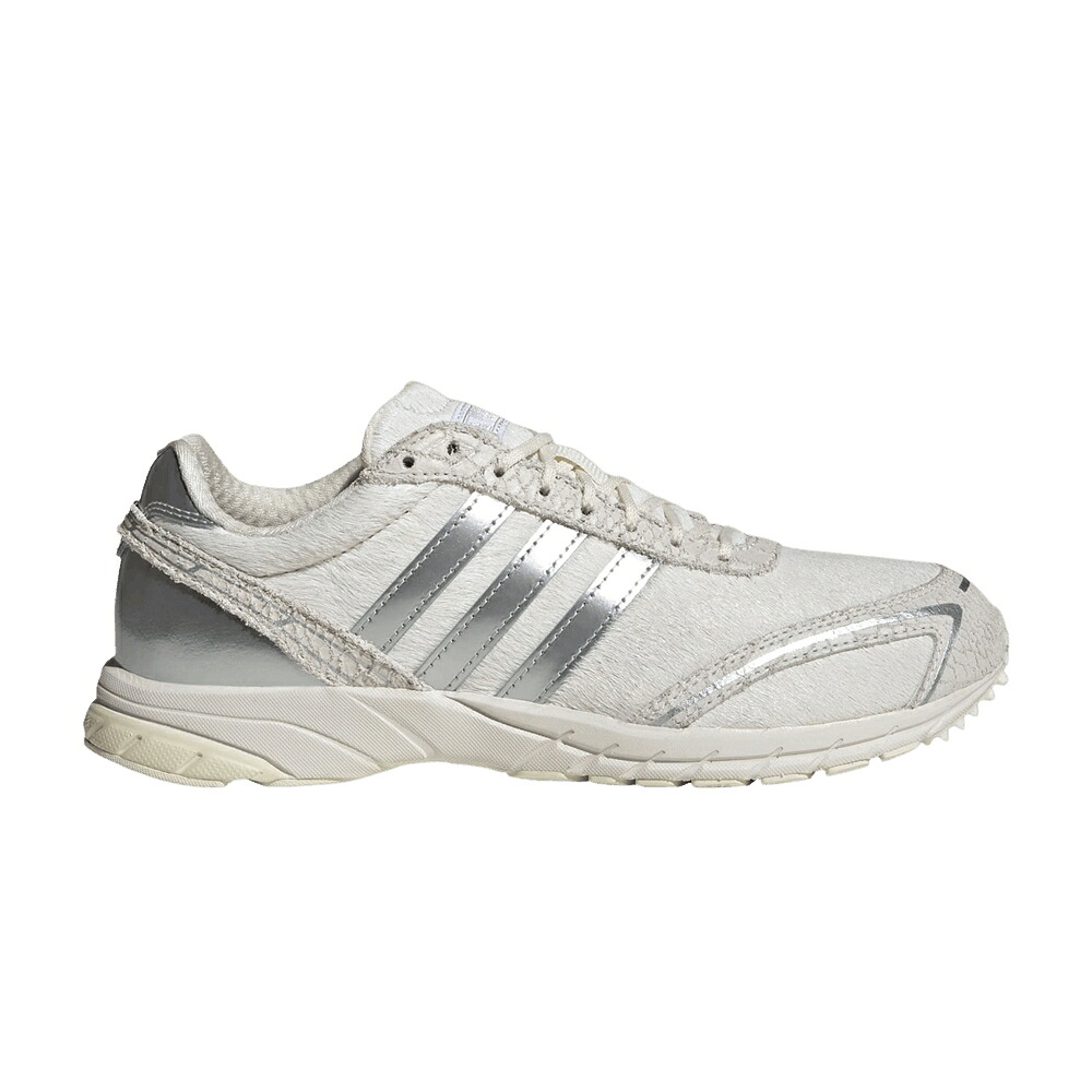 アディダス アディゼロ アディオス 白いこと 白いこと しろがね色 しろがね色 \u0027OFF METALLIC\u0027 スニーカー レディース ADIDAS WMNS ADIZERO ADIOS OG WHITE SILVER / OFF WHITE SILVER METALLIC
