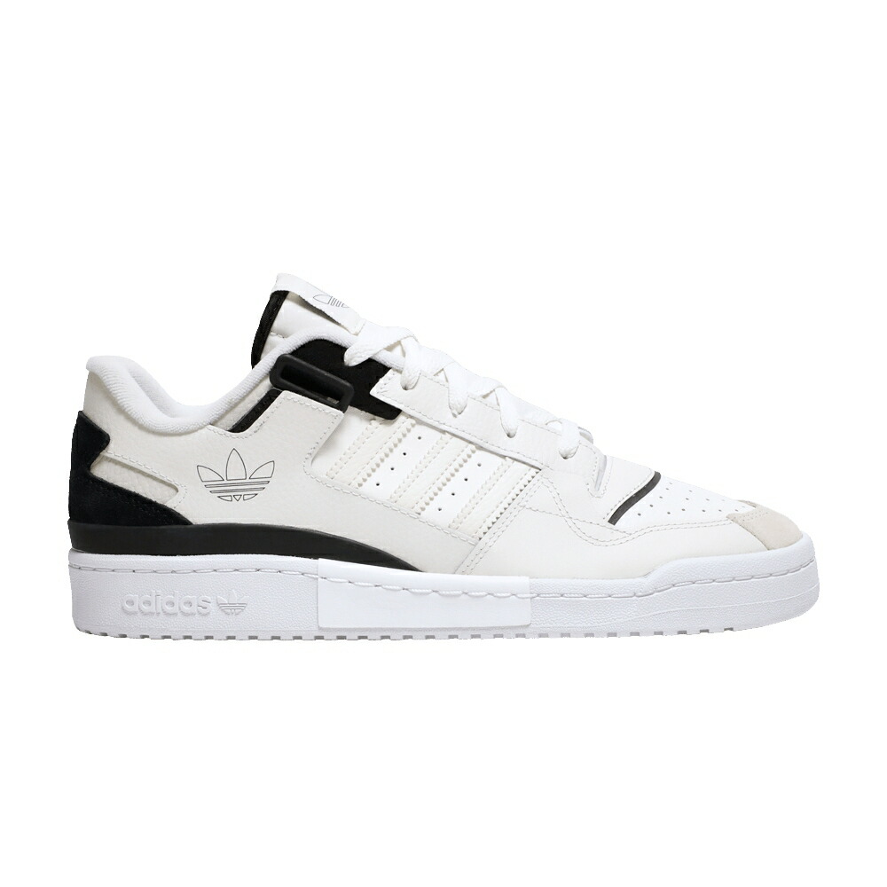 アディダス フォーラム 白色 ホワイト コア 黒色 ブラック クリーム OFF BLACK スニーカー メンズ ADIDAS FORUM EXHIBIT LOW WHITE / OFF WHITE CORE BLACK CREAM WHITE