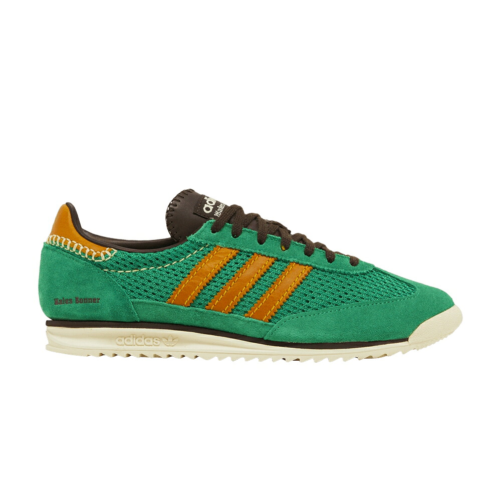 アディダス 編み物 野球クラブ 緑 緑であること ゴールド \u0027GREEN\u0027 スニーカー メンズ ADIDAS WALES BONNER X SL72 KNIT / TEAM GREEN COLLEGIATE GOLD DARK