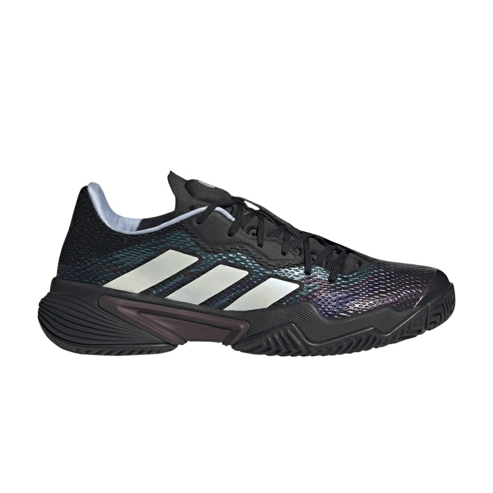 アディダス バリケード コア 黒色 ブラック 白色 ホワイト 青色 ブルー BLACK SPILL スニーカー メンズ ADIDAS BARRICADE OIL / CORE BLACK CLOUD WHITE BLUE DAWN