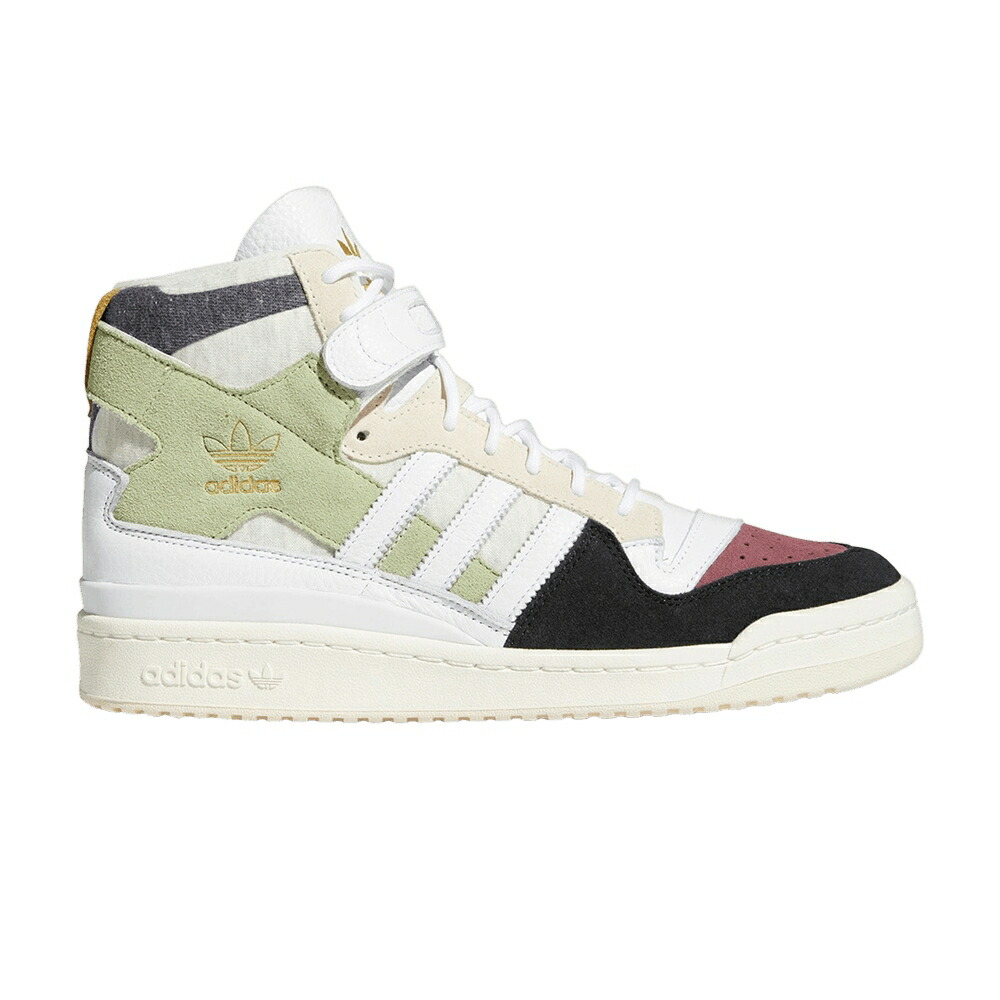 アディダス フォーラム ハイ 白色 ホワイト 'MULTIMATERIAL' スニーカー メンズ ADIDAS FORUM 84 HIGH 'MULTI-MATERIAL' / FOOTWEAR WHITE OFF WHITE WONDER