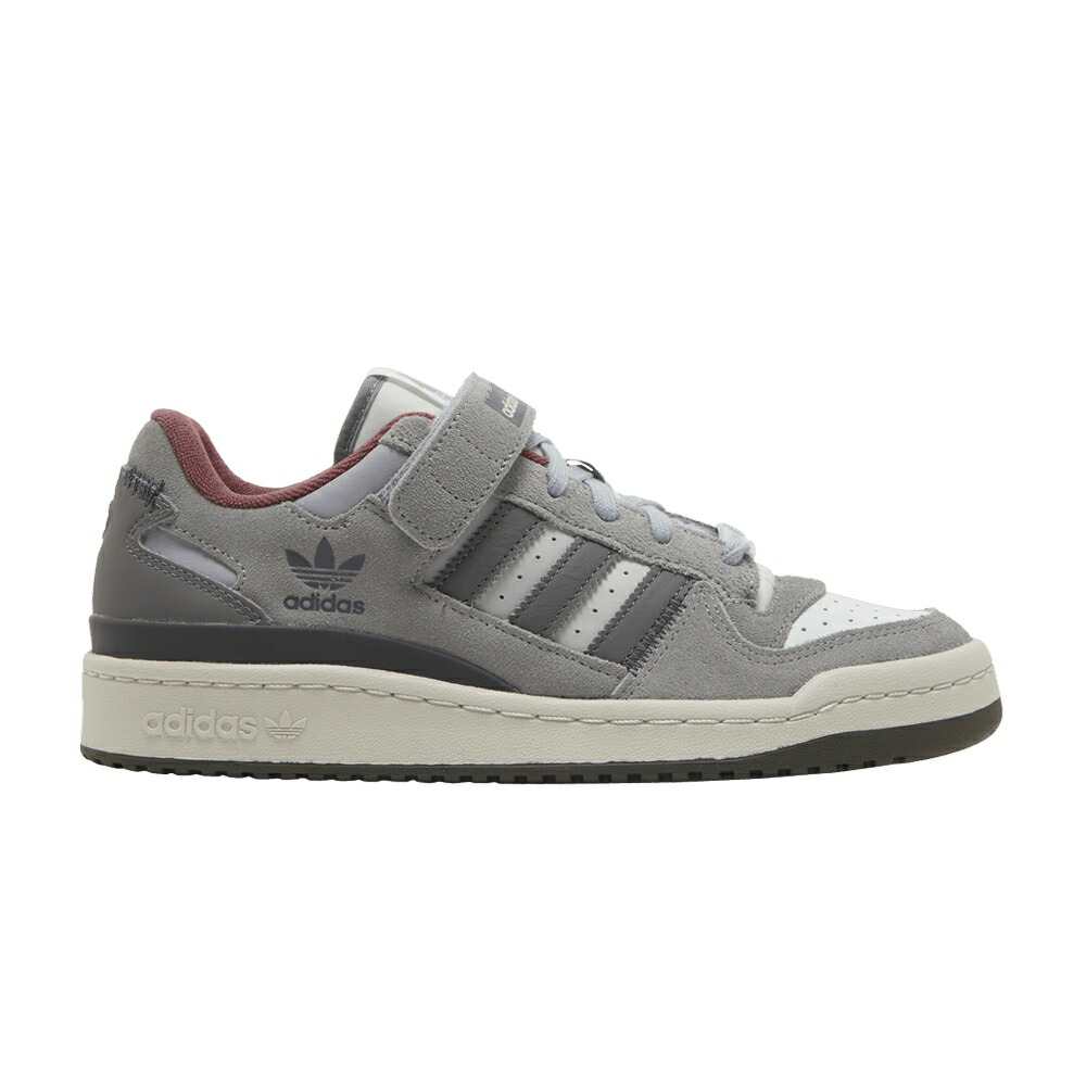 アディダス フォーラム チャコール ソリッド 灰色 グレー PIGEON LADY スニーカー メンズ ADIDAS HOME ALONE 2 X FORUM 84 LOW / CHARCOAL SOLID GREY CRYSTAL