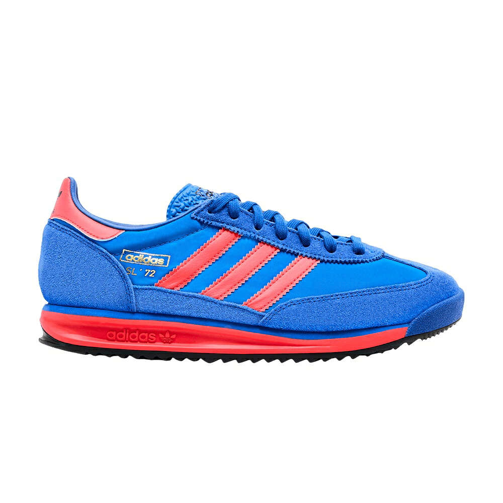アディダス 青み 青色 赤 赤いこと \u0027BLUE RED\u0027 スニーカー メンズ ADIDAS SL72 RS BRIGHT / BLUE BRIGHT RED ROYAL BLUE