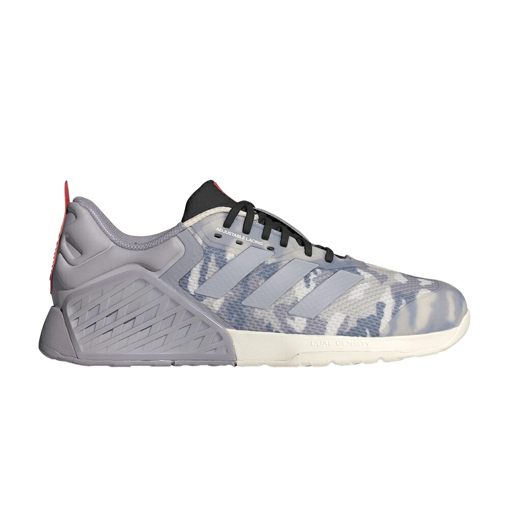 アディダス 灰色 グレー 白色 ホワイト 'GLORY CAMO' スニーカー メンズ ADIDAS DROPSET 3 GFX GREY / CHALK WHITE GLORY GREY BRIGHT