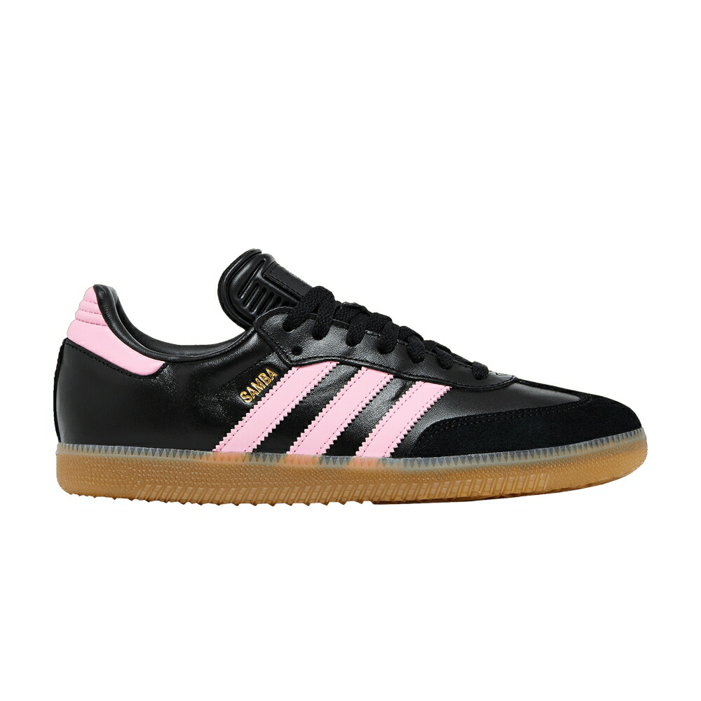 アディダス サンバ マイアミ コア 黒色 ブラック ピンク インテル KIT スニーカー メンズ ADIDAS LIONEL MESSI X SAMBA INTER MIAMI CF - AWAY / CORE BLACK LIGHT PINK GUM