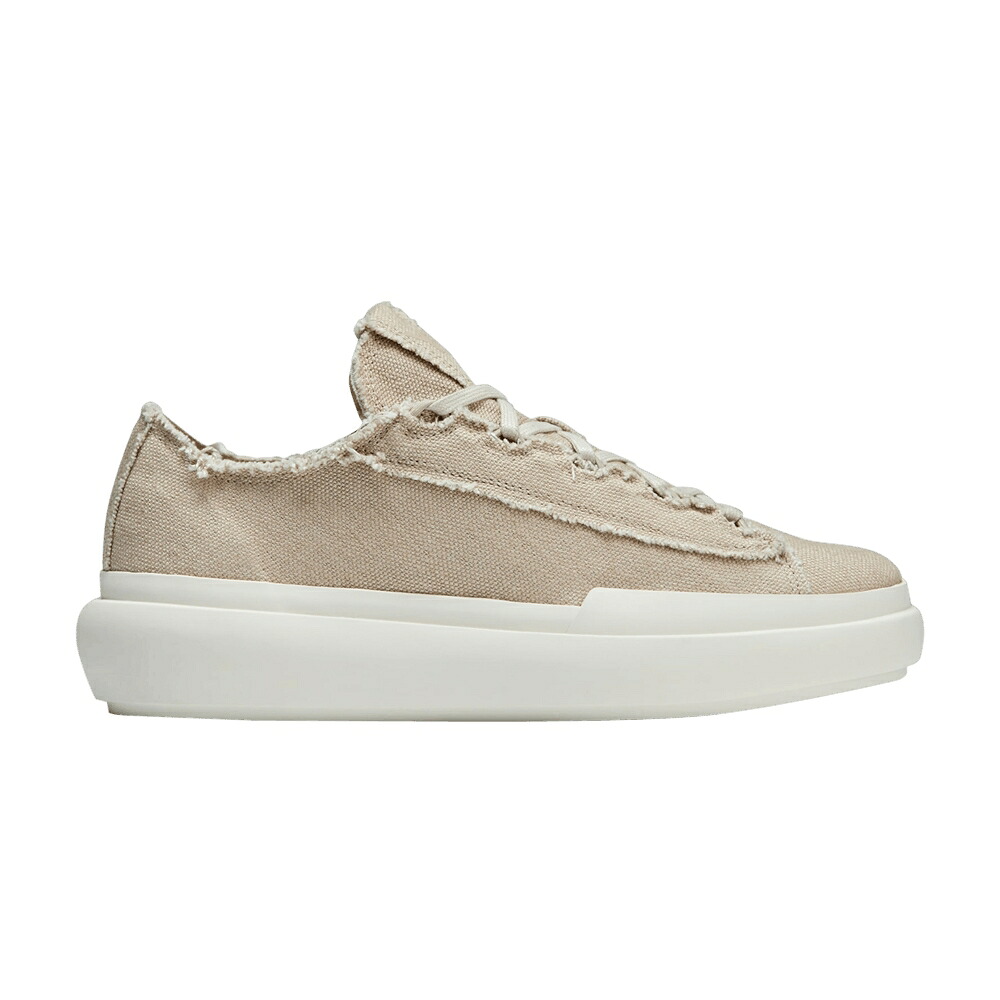 アディダス 白色 ホワイト 'DUST SAND' スニーカー メンズ ADIDAS Y-3 NIZZA LOW / SUPPLIER COLOUR OFF WHITE DUST
