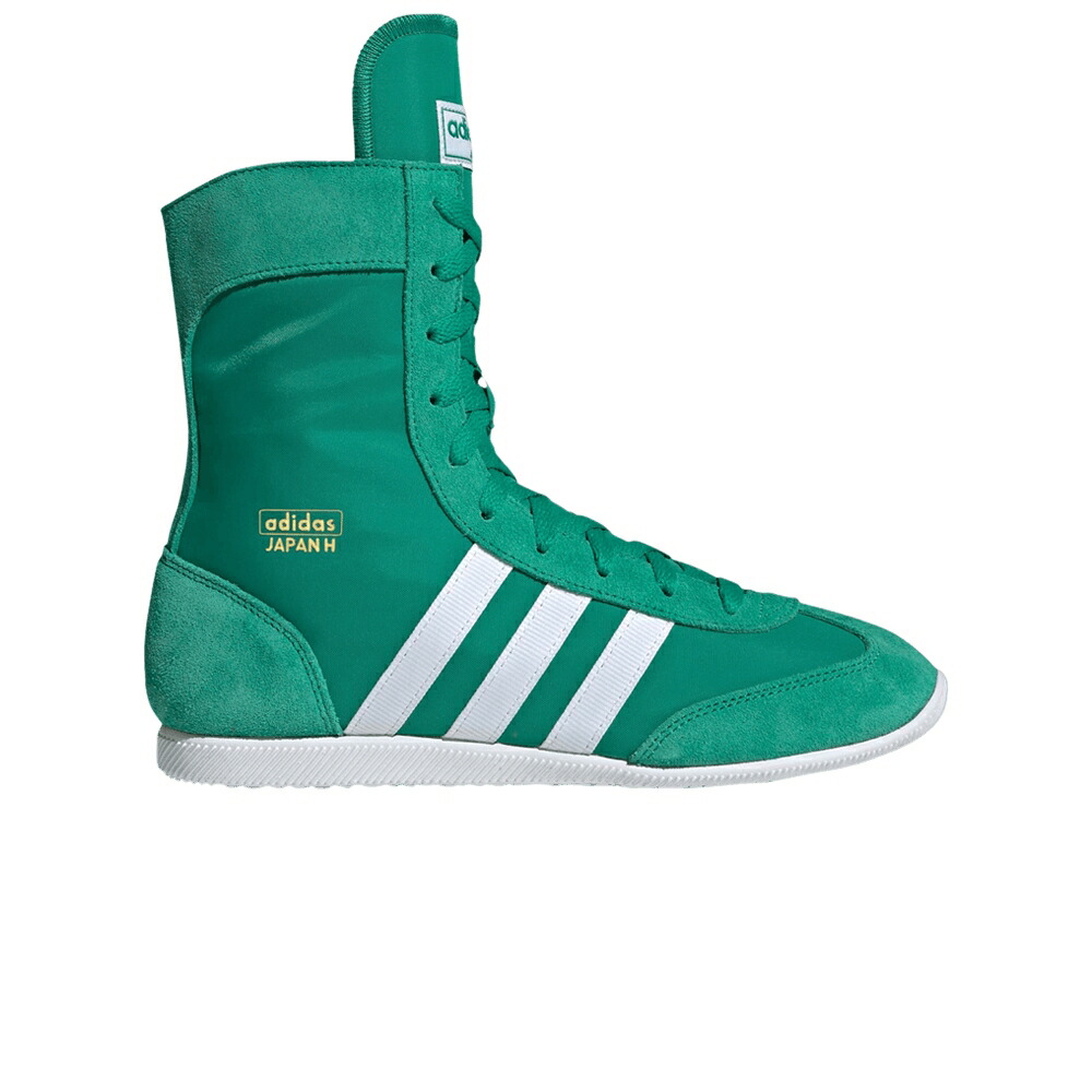 アディダス ミッド 厚地の外套 緑 緑であること 白いこと 白いこと ゴールド \u0027COURT GREEN\u0027 スニーカー レディース ADIDAS WMNS JAPAN MID / COURT GREEN CLOUD WHITE GOLD