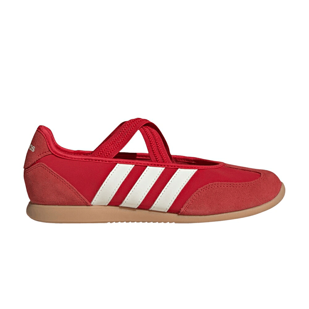 アディダス 白いこと 白いこと \u0027BETTER GUM\u0027 スニーカー レディース ADIDAS WMNS BARREDA MARY JANE SCARLET OFF WHITE / BETTER SCARLET OFF WHITE GUM
