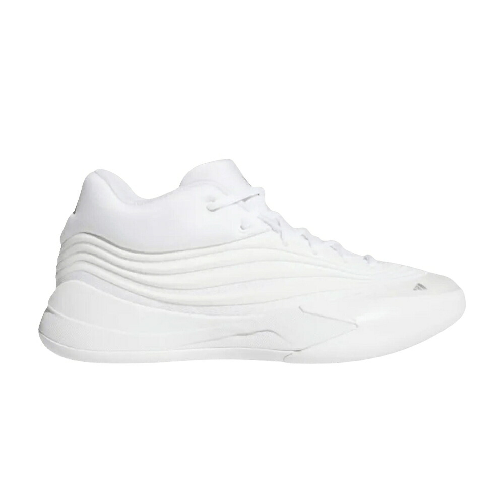 アディダス 白色 ホワイト ゼロ 銀色 シルバー CLOUD METALLIC スニーカー メンズ ADIDAS DAME 10 WHITE ZERO / CLOUD WHITE ZERO METALIC SILVER