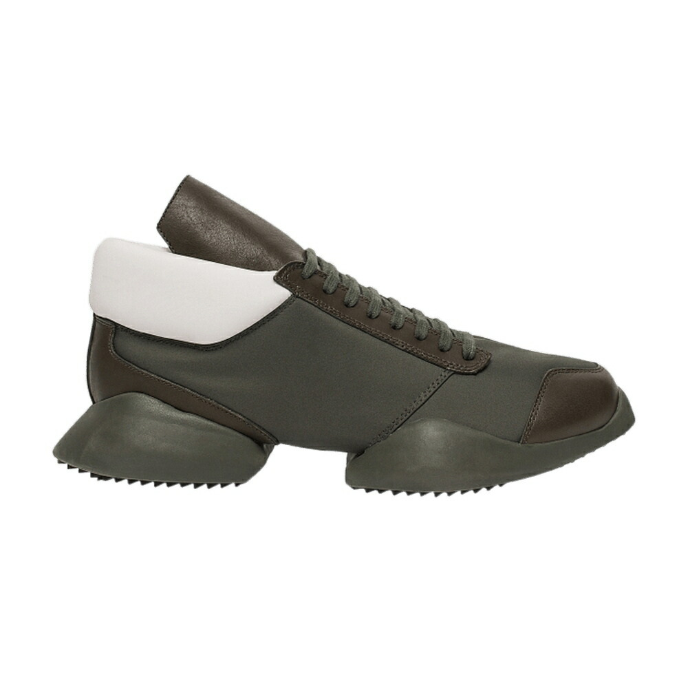 アディダス 緑 グリーン スニーカー メンズ ADIDAS RICK OWENS VICIOUS RUNNER / EARTH GREEN EARTH GREEN RO MILK