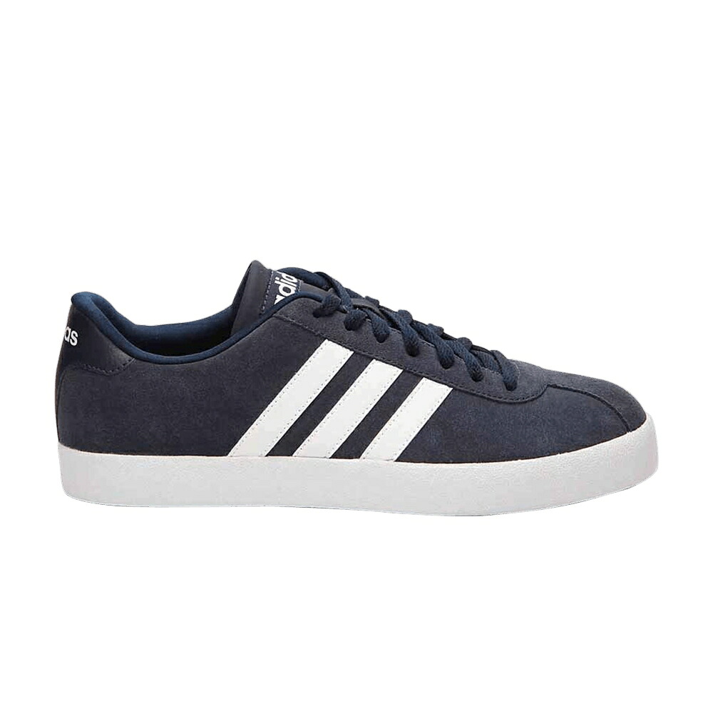 アディダス 厚地の外套 紺色 米国海軍 白いこと 白いこと 2.0 スニーカー メンズ ADIDAS VL COURT / COLLEGIATE NAVY FOOTWEAR WHITE