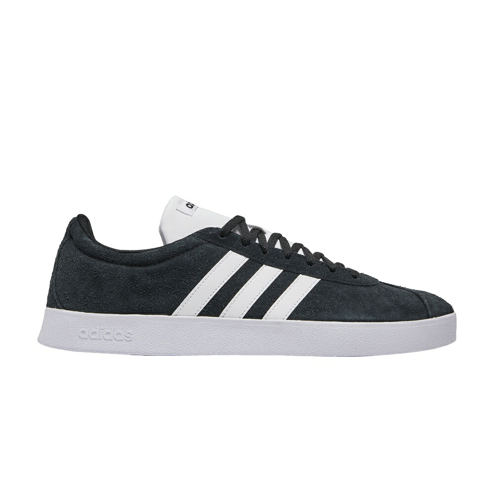 アディダス 厚地の外套 黒いこと 黒いこと 白いこと 白いこと 2.0 スニーカー メンズ ADIDAS VL COURT / BLACK WHITE