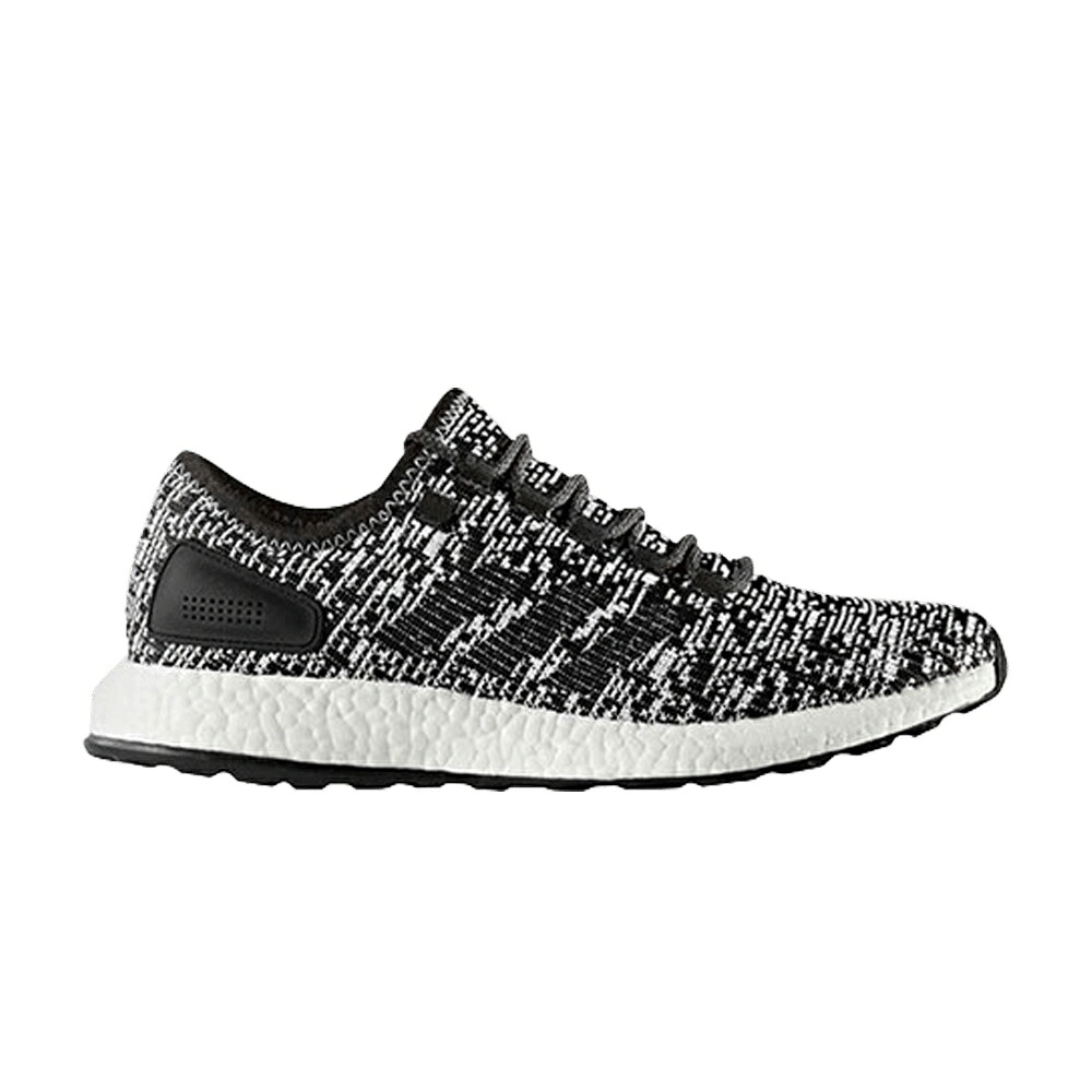 アディダス コア 黒色 ブラック 白色 ホワイト スニーカー メンズ ADIDAS PUREBOOST / CORE BLACK BLACK RUNNING WHITE｜スニケス