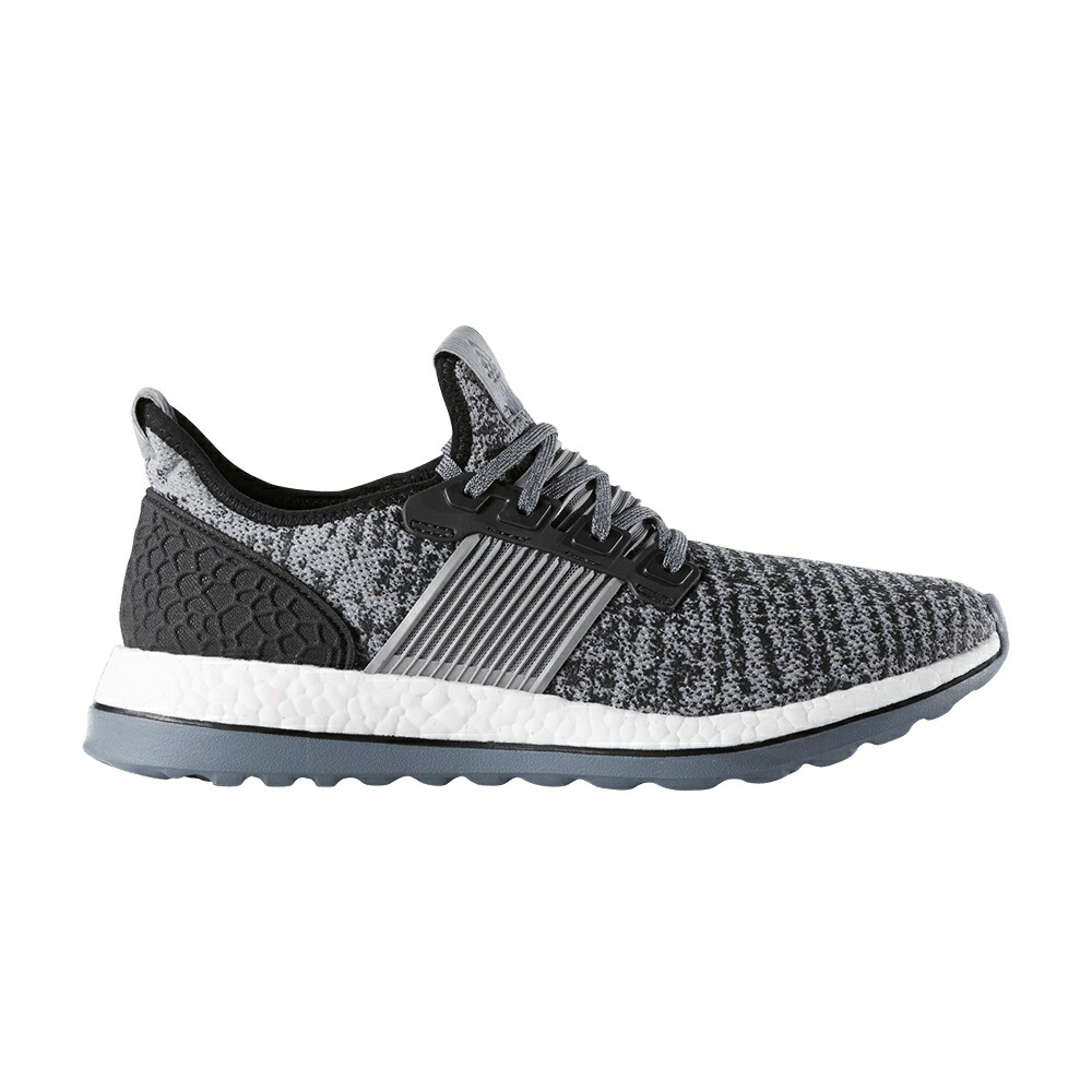 アディダス 灰色 グレー 黒色 ブラック 白色 ホワイト スニーカー メンズ ADIDAS PUREBOOST ZG / GREY BLACK WHITE