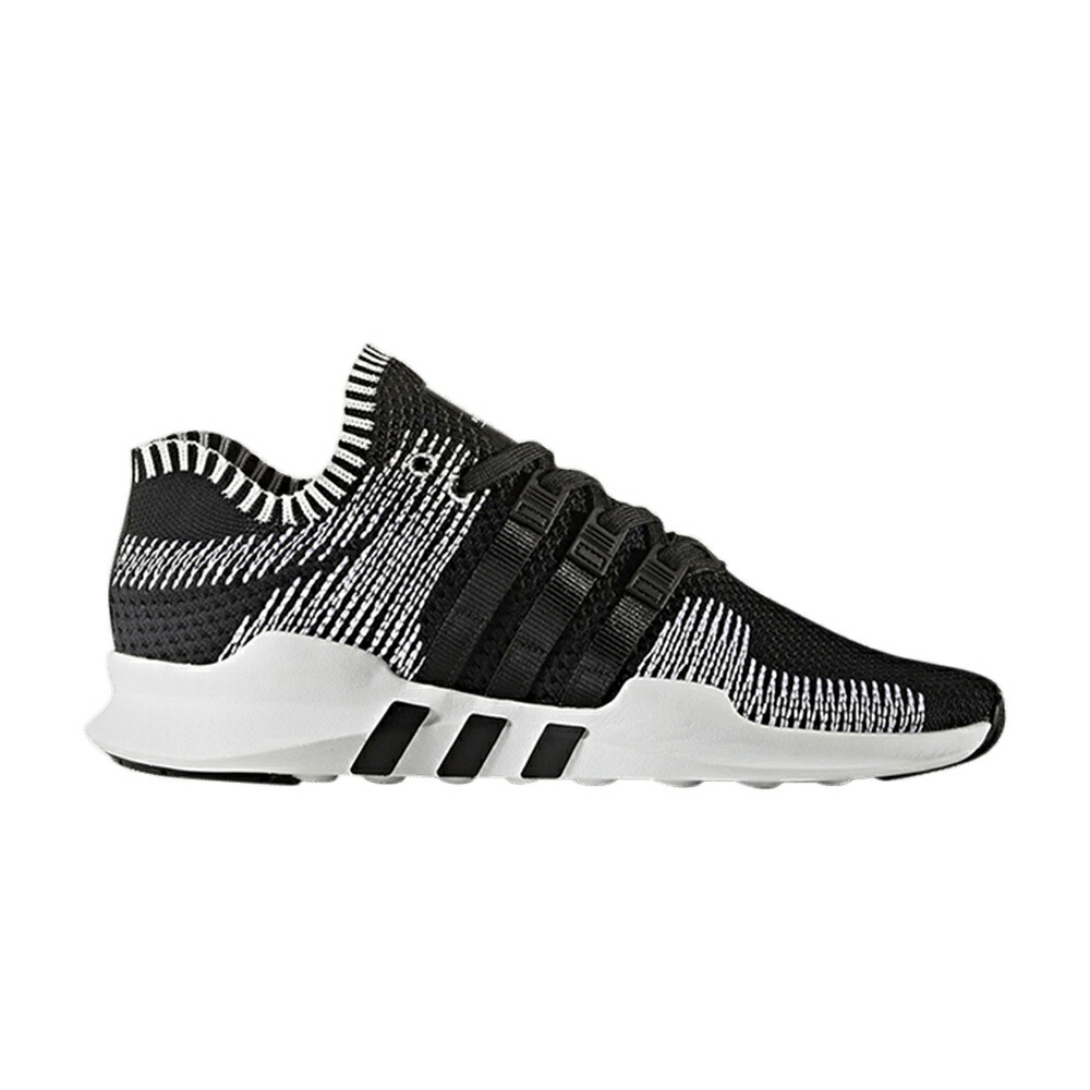 アディダス コア 黒色 ブラック 白色 ホワイト 'BLACK WHITE' スニーカー メンズ ADIDAS EQT SUPPORT ADV PRIMEKNIT / CORE BLACK FOOTWEAR WHITE|スニケス