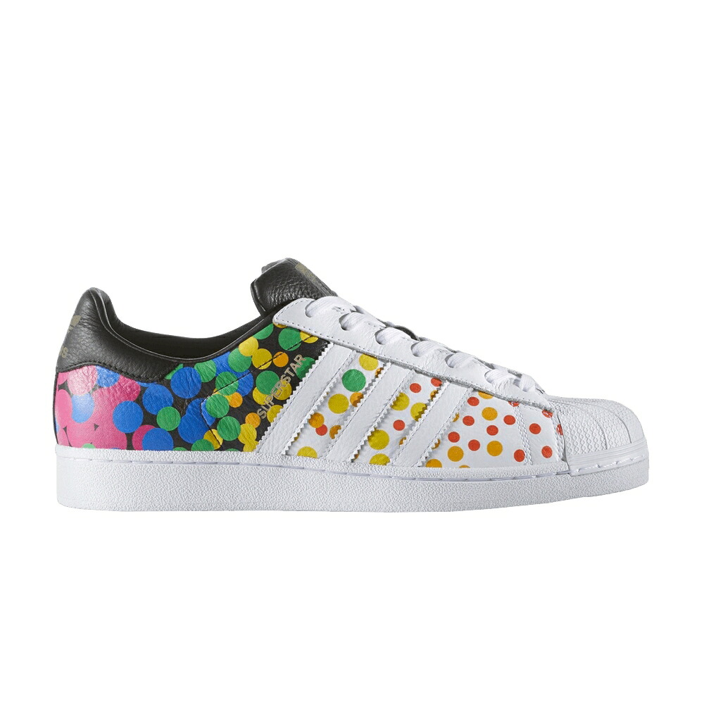 アディダス スーパースター 白色 ホワイト コア 黒色 ブラック \'PRIDE\' スニーカー メンズ ADIDAS SUPERSTAR 2017 / FOOTWEAR WHITE CORE BLACK MULTI｜スニケス
