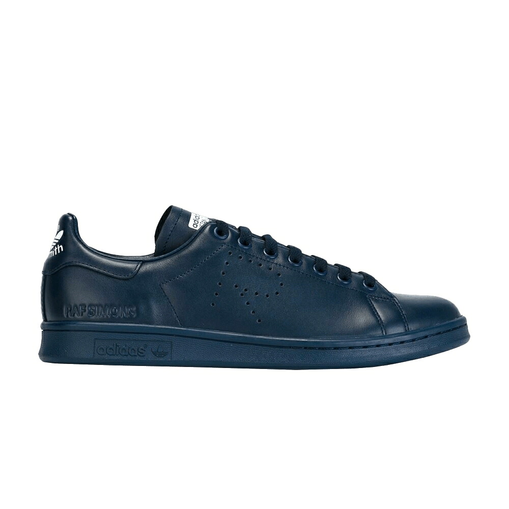 アディダス ラフシモンズ 姿勢為損ない \u0027BLUE\u0027 スニーカー メンズ ADIDAS RAF SIMONS X STAN SMITH / CONAVY FTWWHT CONAVY