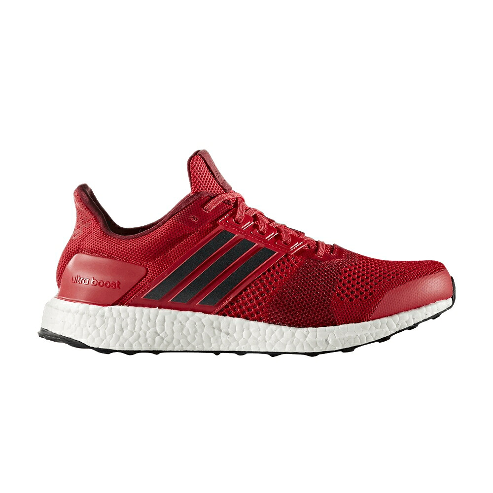 アディダス 赤 レッド 紺色 ネイビー 'RAY RED' スニーカー メンズ ADIDAS ULTRABOOST ST / RAY RED COLLEGIATE NAVY｜スニケス