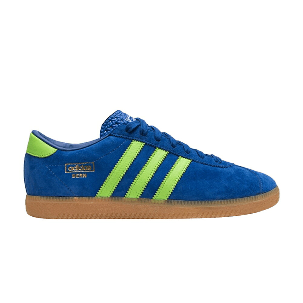 アディダス 青色 ブルー 緑 グリーン スニーカー メンズ ADIDAS BERN / BLUE GREEN