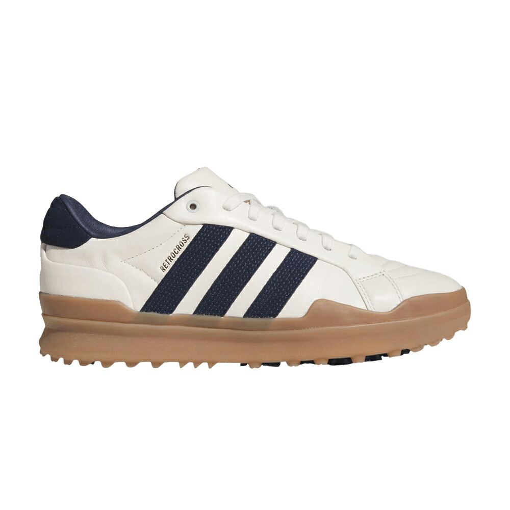 アディダス 白いこと 白いこと 紺色 米国海軍 \u0027CHALK NAVY\u0027 スニーカー メンズ ADIDAS RETROCROSS GRIPMORE SPIKELESS WHITE COLLEGIATE / CHALK WHITE COLLEGIATE NAVY
