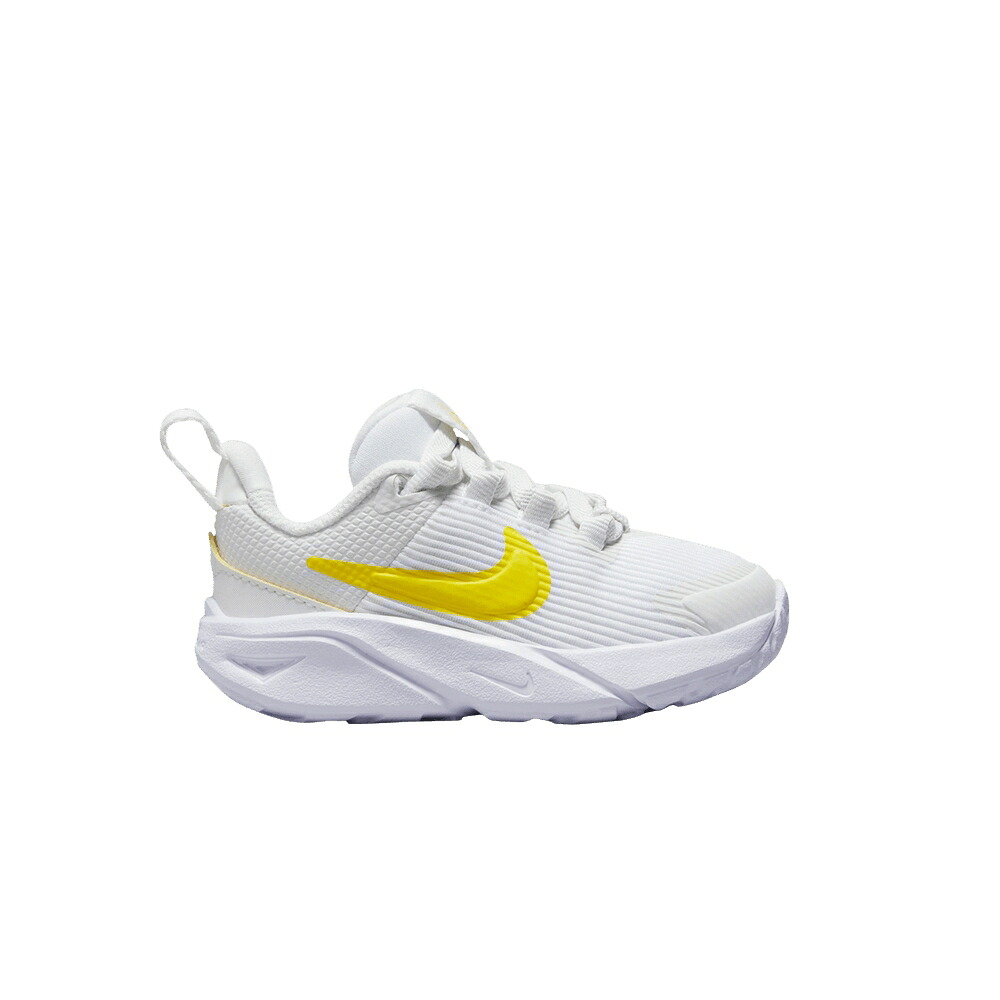 ナイキ 白いこと 白いこと \u0027SUMMIT YELLOW\u0027 もの言う花 NIKE STAR RUNNER 4 TD WHITE OPTI / SUMMIT WHITE VIVID SULFUR WHITE