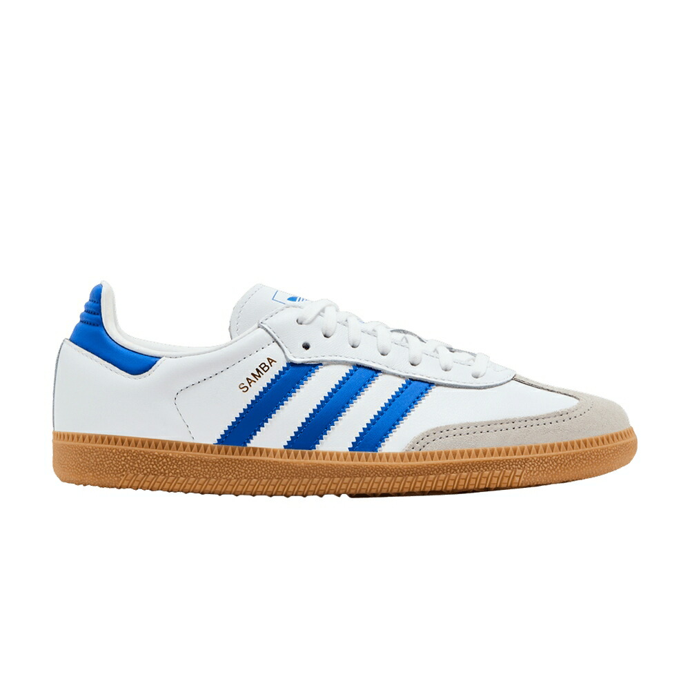 アディダス サンバ 青色 ブルー 白色 ホワイト \'WHITE GUM\' スニーカー メンズ ADIDAS SAMBA OG J BLUE / CLOUD WHITE BLUE GUM