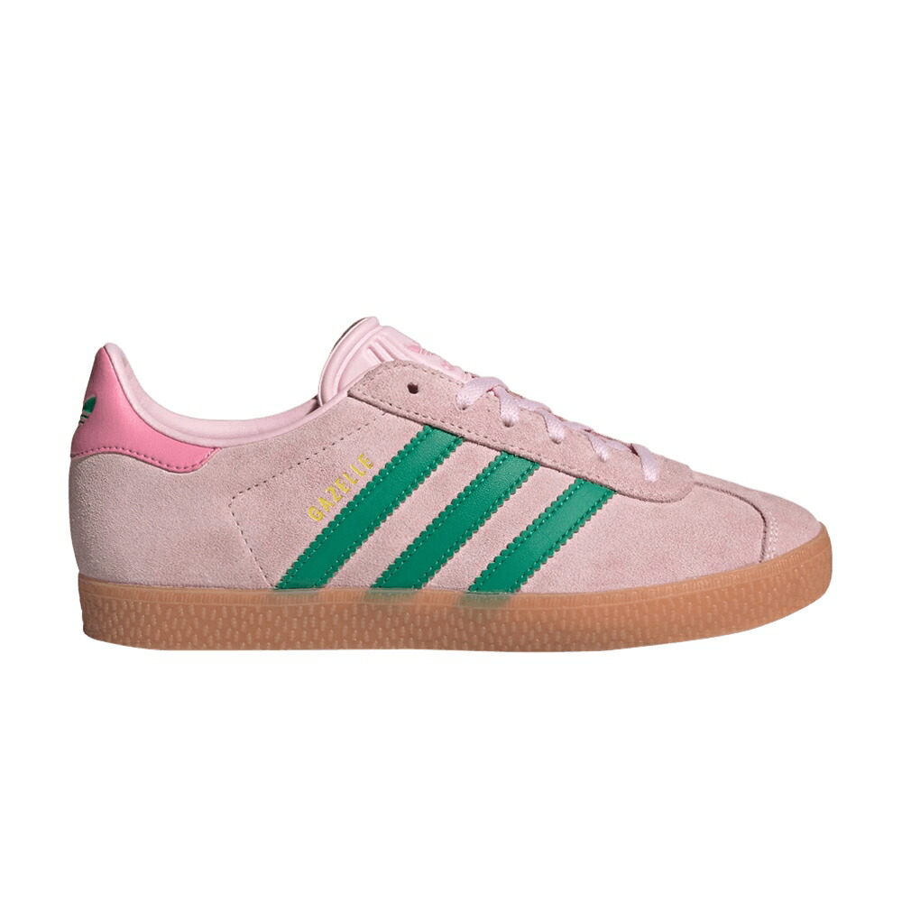 アディダス ガゼル ピンク コート 緑 グリーン CLEAR GREEN スニーカー メンズ ADIDAS GAZELLE J PINK COURT / CLEAR PINK COURT GREEN BLISS