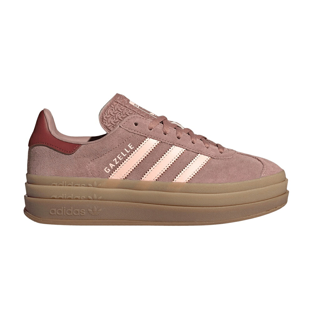 アディダス ガゼル ウォーム 橙 オレンジ色 \u0027WARM CLAY\u0027 スニーカー レディース ADIDAS WMNS GAZELLE BOLD / WARM CLAY CLEAR ORANGE PRELOVED