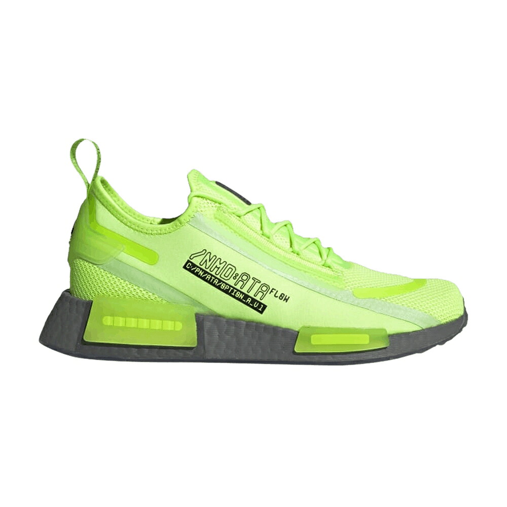 アディダス 緑 緑であること 薄墨色 薄墨色 NMD_R1 \u0027SIGNAL GREY\u0027 スニーカー メンズ ADIDAS SPECTOO GREEN / SIGNAL GREEN GREY SIX GREY FOUR