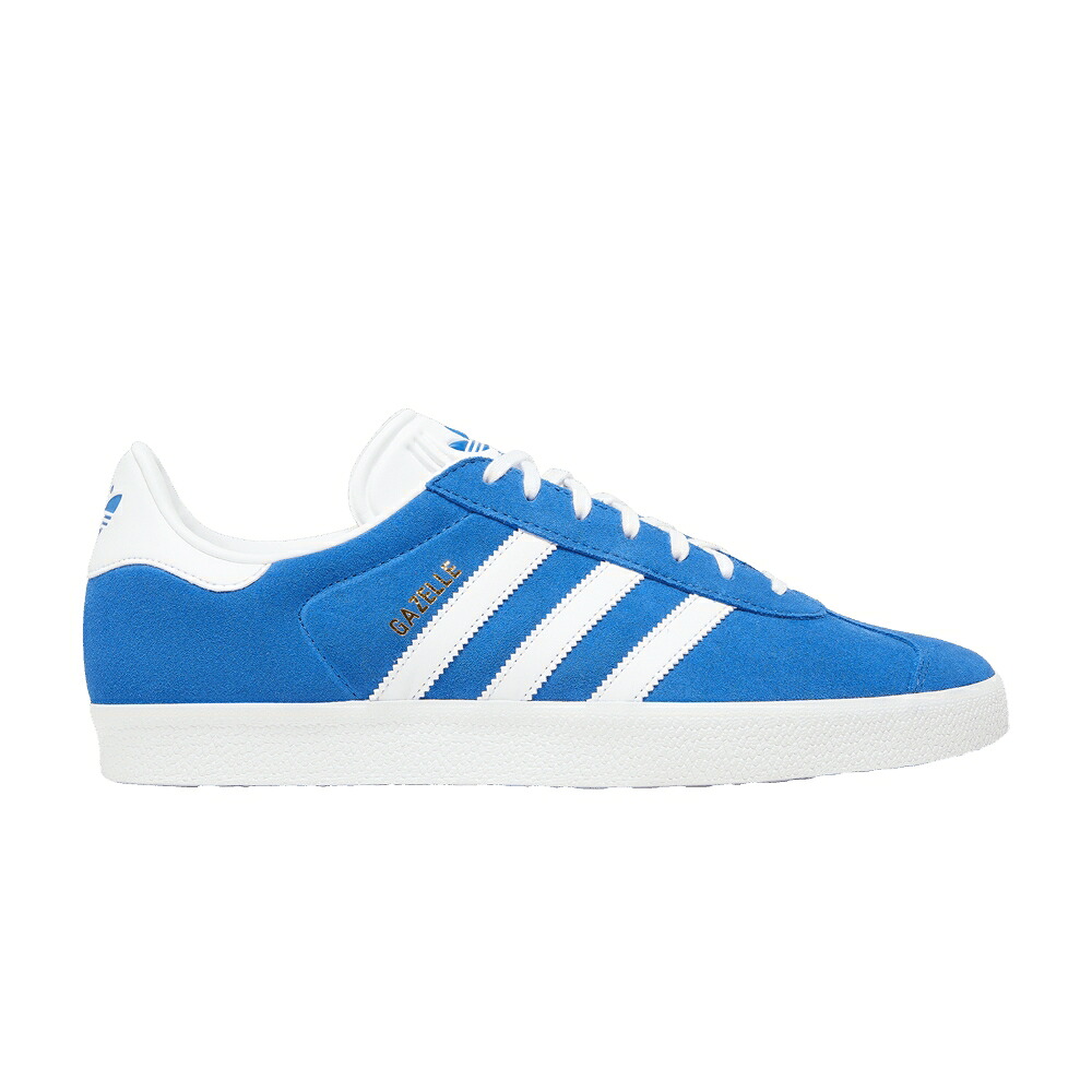 アディダス ガゼル 青色 ブルー 白色 ホワイト ゴールド 'BLUE WHITE' スニーカー メンズ ADIDAS GAZELLE / BLUE CLOUD WHITE GOLD METALLIC|スニケス